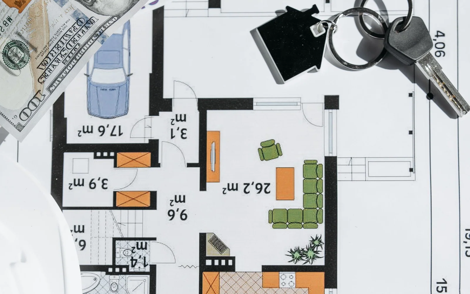 Wall calendar, phone reminders, and school notes arranged for two households
